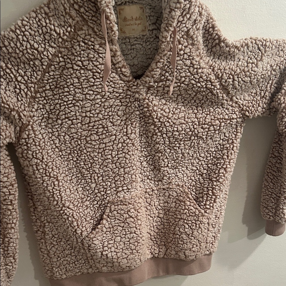 Altar'd State Cream Sherpa Jacket